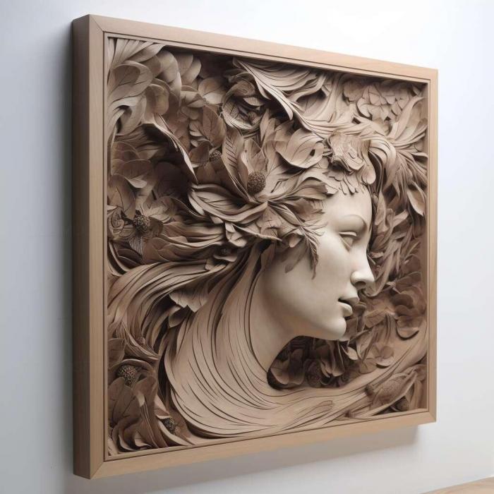 نموذج ثلاثي الأبعاد لآلة CNC 3D Art 